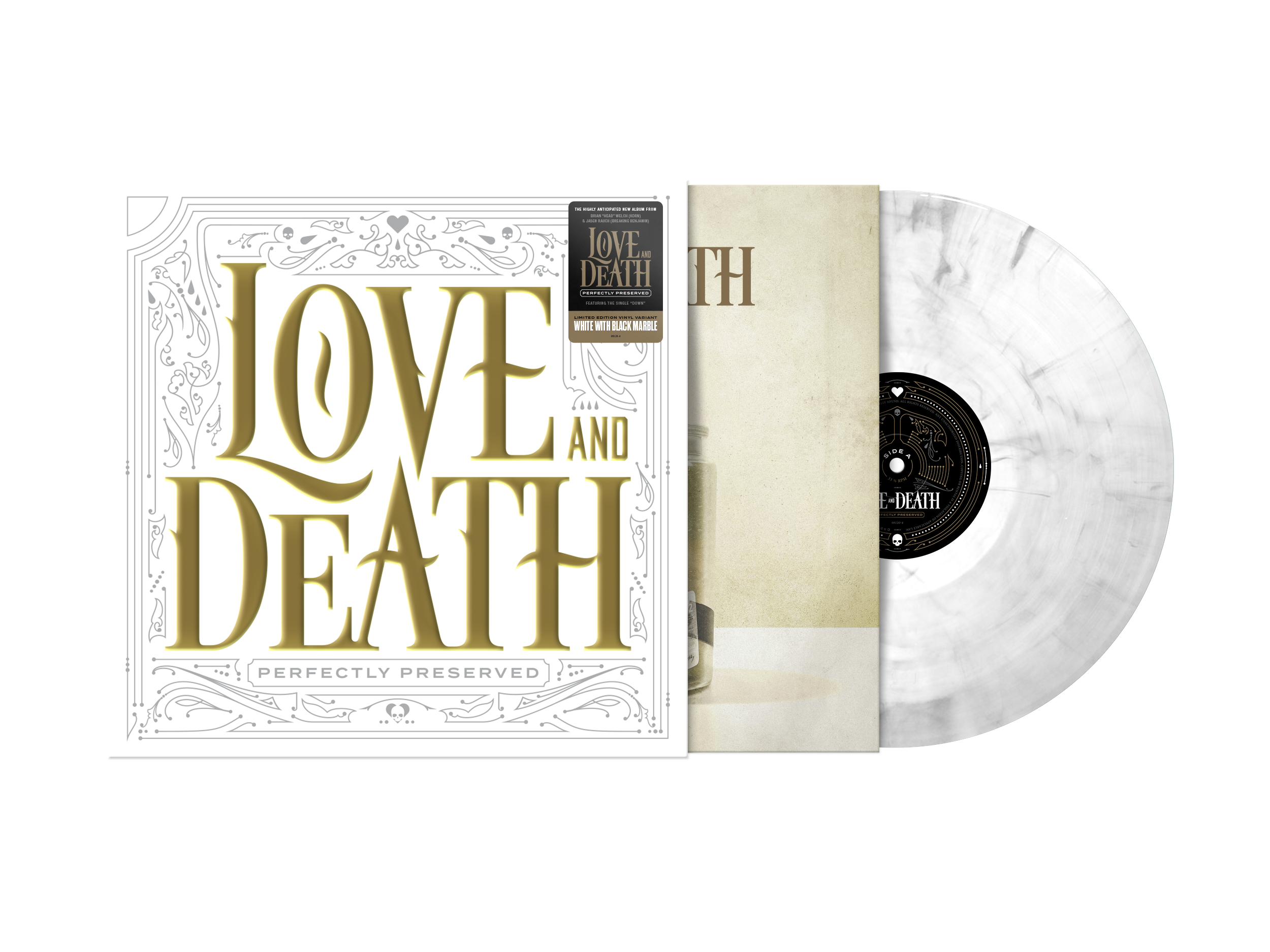 Love and Death - Perfectly Preserved (Ltd. Ed. 180G White w/ Black Marble Vinyl)