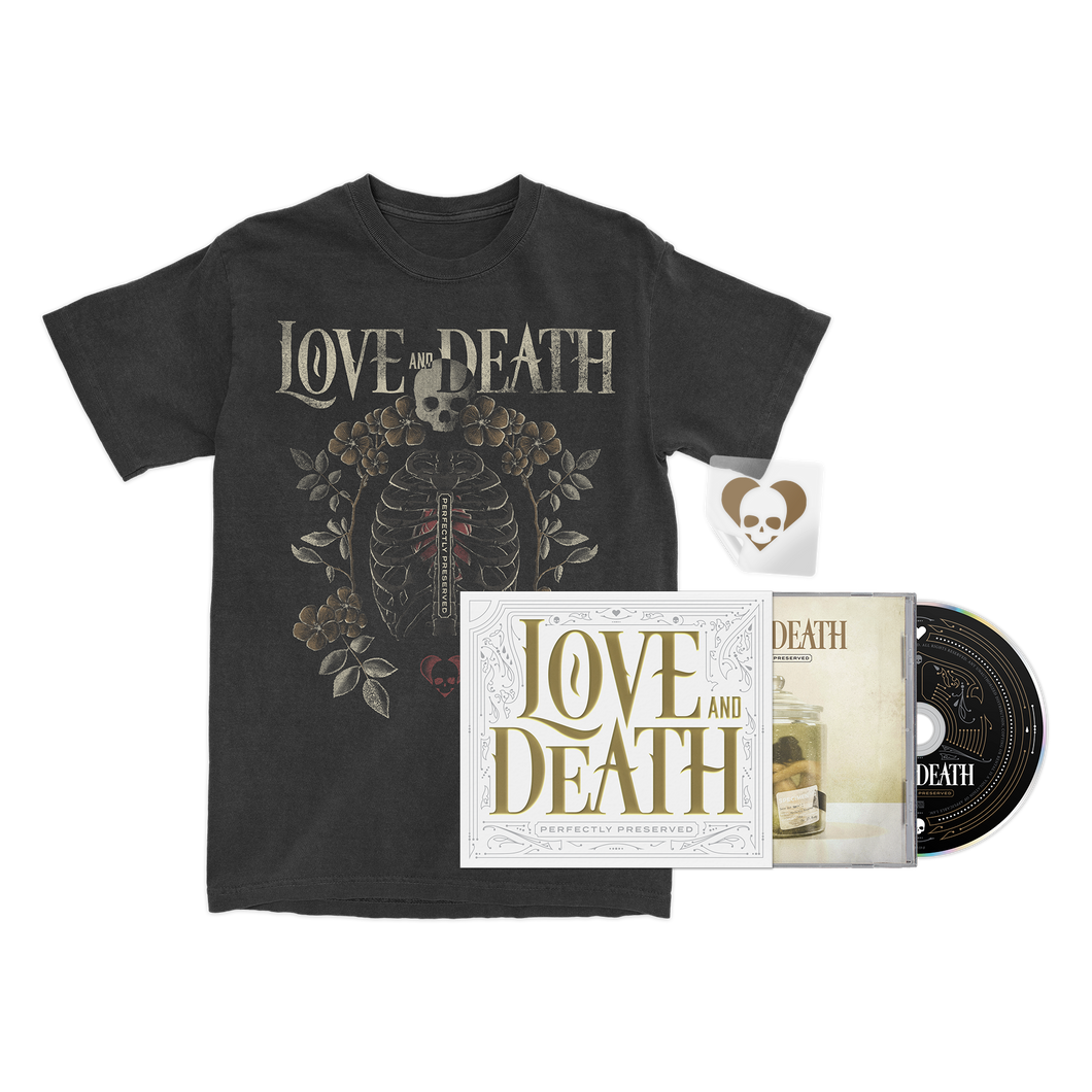 Love and Death - Limited Edition CD + Ribcage T-Shirt Bundle - SOLD OUT