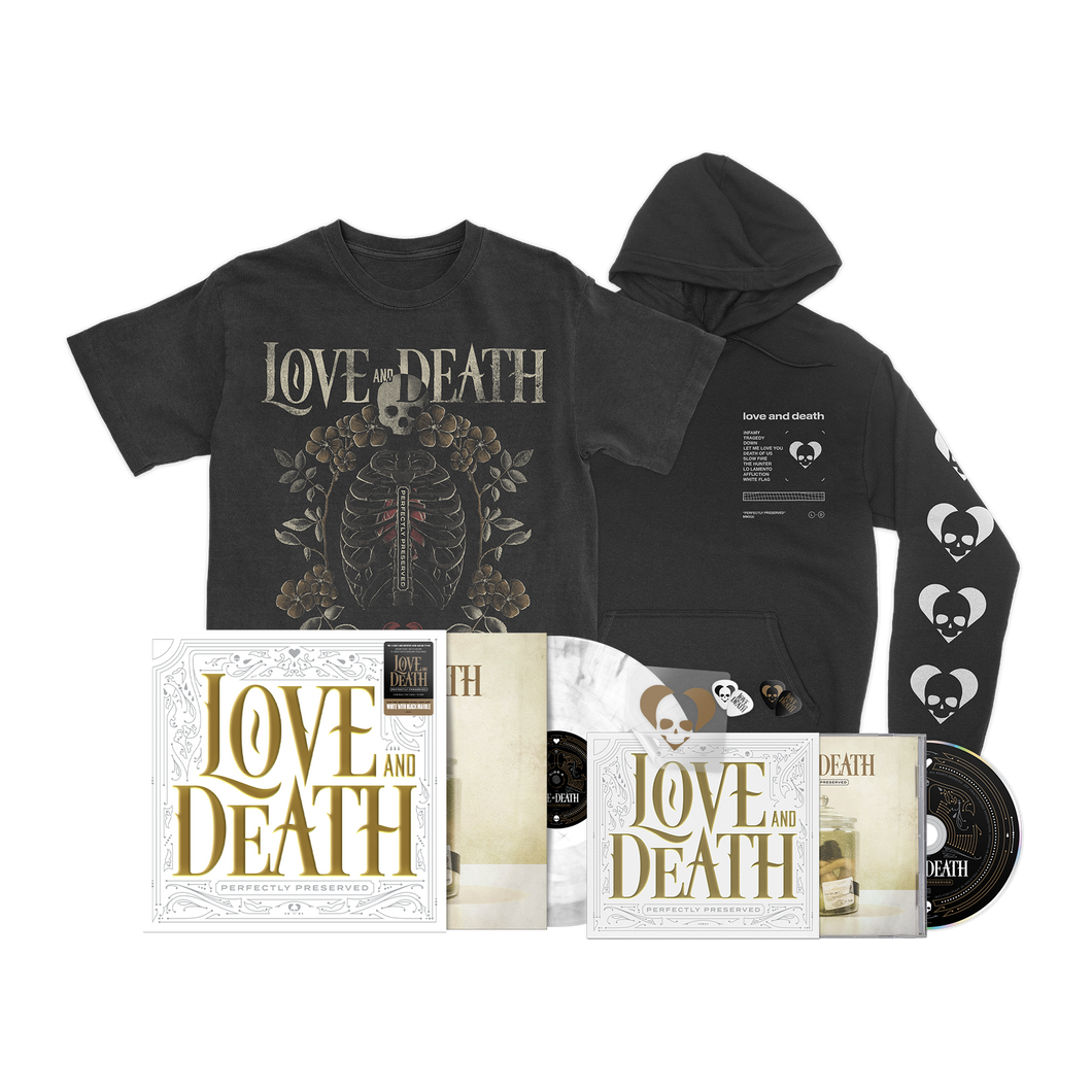 Love and Death - Hoodie + Ltd. Ed. Vinyl & CD Bundle - SOLD OUT