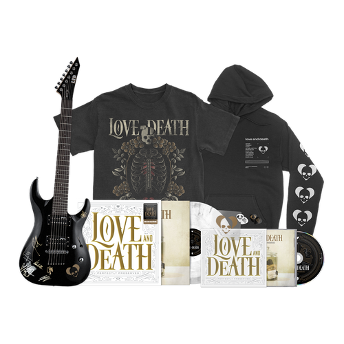 Love and Death - Guitar + Ltd. Ed. Vinyl & CD Bundle (autographed) SOLD OUT