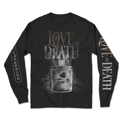 Love and Death Jar and Smoke Longsleeve T-Shirt