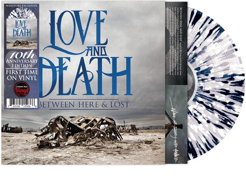 Love and Death - Between Here and Lost (Clear Splatter Vinyl / 10th Anniversary Edition) Brian Head Welch KORN / 2023 Girder Records & Blind Tiger Records